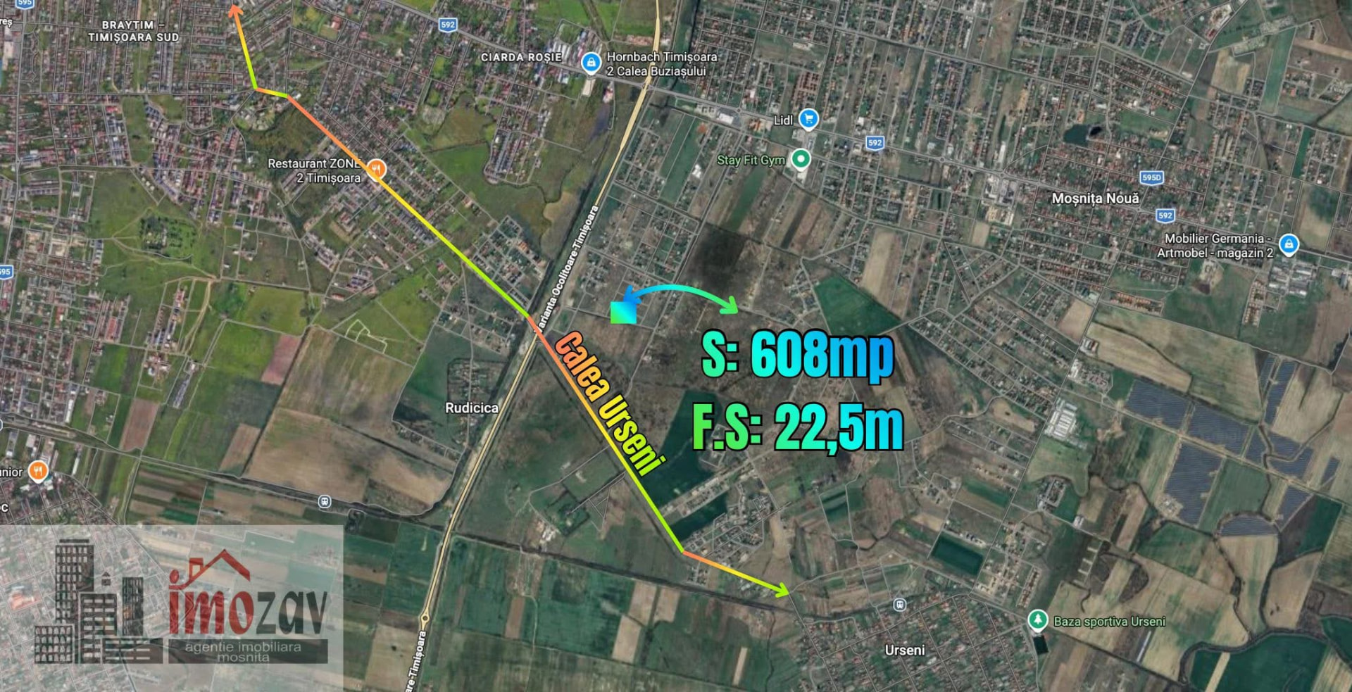 Teren de vânzare – Str. Ghionoaiei, Moșnița Nouă